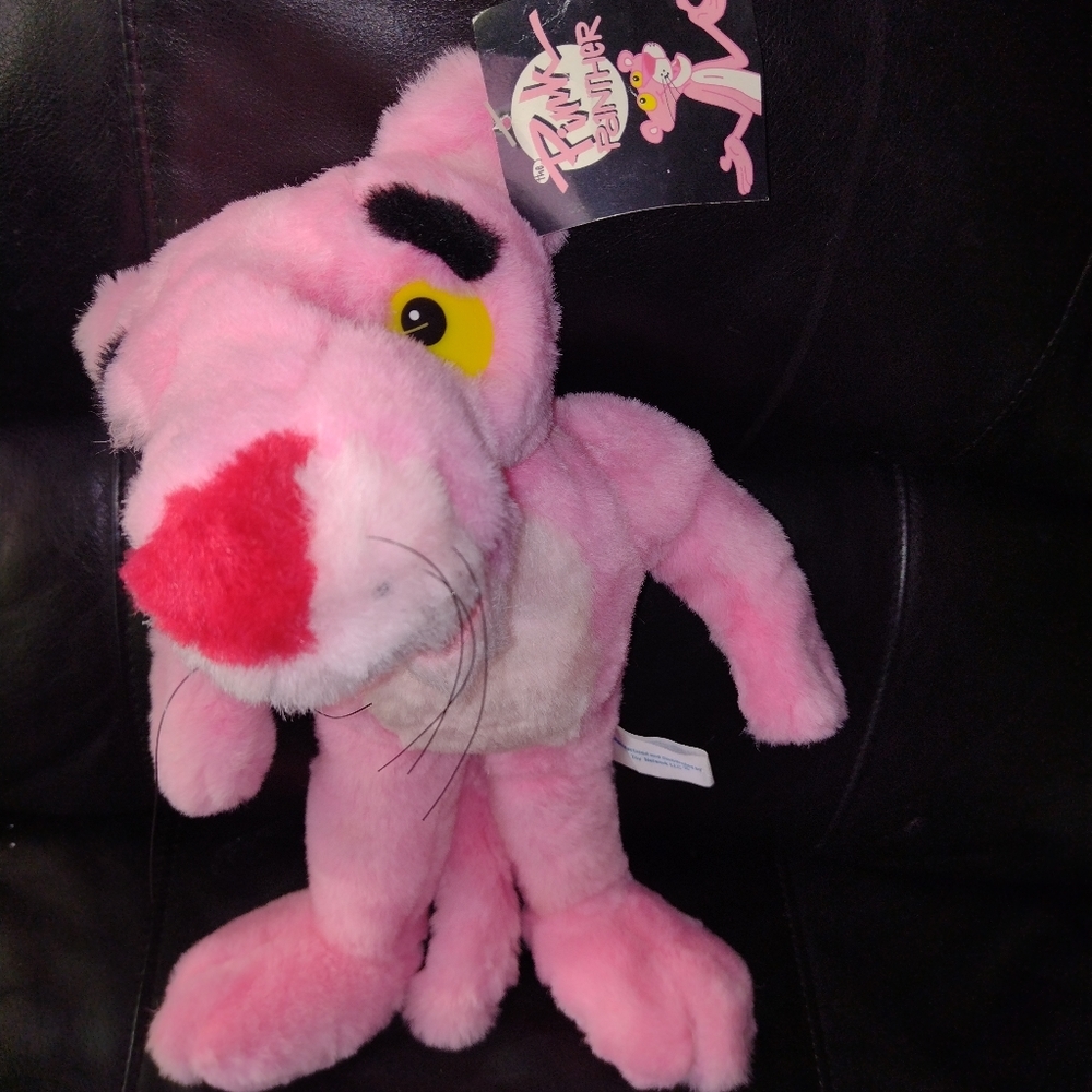 Vintage Pink Panther Plush 12" United Artist Toy Network 1998 with Tags
